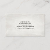 Yin Yang Symbool - Olieverf Visitekaartje (Achterkant)