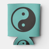 Yin Yang Symbool - ontwerp van vast tattoo Blikjeskoeler (Voorkant)