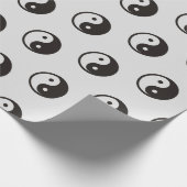 Yin Yang Symbool - ontwerp van vast tattoo Cadeaupapier (Hoek)