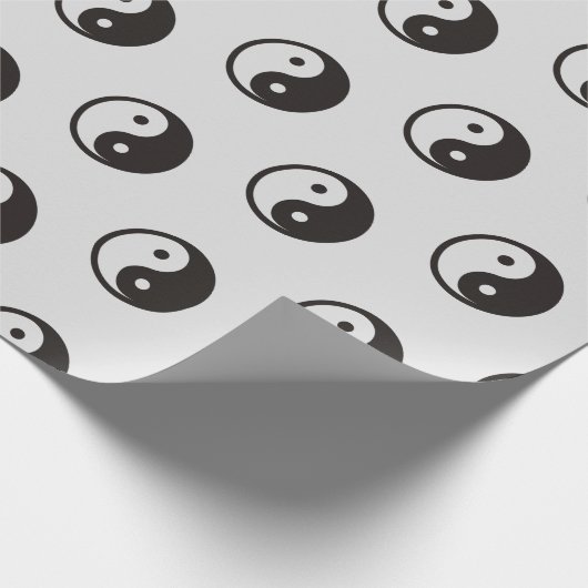 Yin Yang Symbool - ontwerp van vast tattoo Cadeaupapier (Hoek)