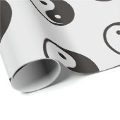 Yin Yang Symbool - ontwerp van vast tattoo Cadeaupapier (Rol Hoek)