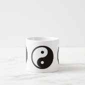 Yin Yang Symbool - ontwerp van vast tattoo Espresso Kop (Voorkant)