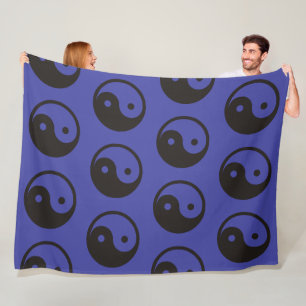 Yin Yang Symbool - ontwerp van vast tattoo Fleece Deken