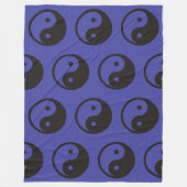 Yin Yang Symbool - ontwerp van vast tattoo Fleece Deken (Voorkant)