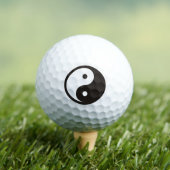 Yin Yang Symbool - ontwerp van vast tattoo Golfballen (Insitu Shirt)
