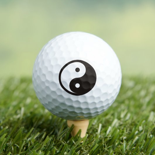 Yin Yang Symbool - ontwerp van vast tattoo Golfballen (Insitu Shirt)