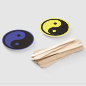 Yin Yang Symbool - ontwerp van vast tattoo Handwaaier (Niet-gemonteerd)