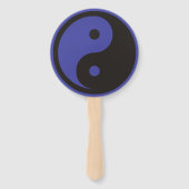 Yin Yang Symbool - ontwerp van vast tattoo Handwaaier (Voorkant)