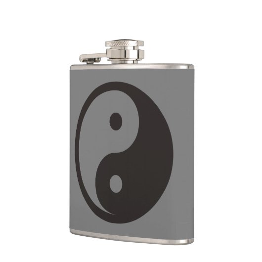 Yin Yang Symbool - ontwerp van vast tattoo Heupfles (Links)