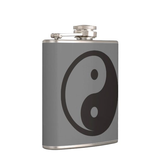 Yin Yang Symbool - ontwerp van vast tattoo Heupfles (Rechts)