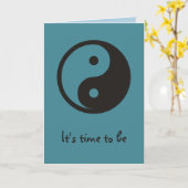Yin Yang Symbool - ontwerp van vast tattoo Kaart (Gele Bloem)