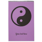 Yin Yang Symbool - ontwerp van vast tattoo Kalender (Hoes)