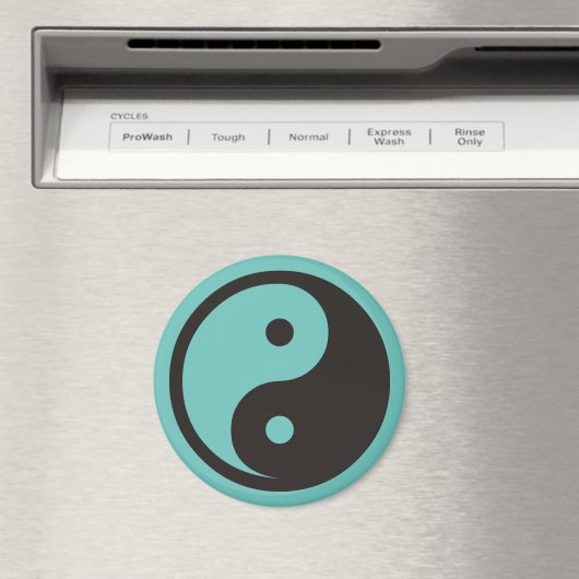 Yin Yang Symbool - ontwerp van vast tattoo Magneet (Insitu (Vaatwasser))