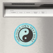 Yin Yang Symbool - ontwerp van vast tattoo Magneet (Insitu (Vaatwasser))