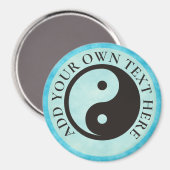 Yin Yang Symbool - ontwerp van vast tattoo Magneet (Voorkant / Achterkant)