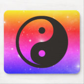 Yin Yang Symbool - ontwerp van vast tattoo Muismat (Voorkant)