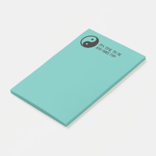 Yin Yang Symbool - ontwerp van vast tattoo Post-it® Notes