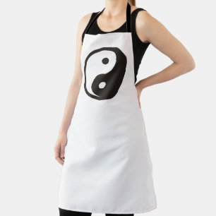 Yin Yang Symbool - ontwerp van vast tattoo Schort