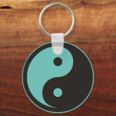 Yin Yang Symbool - ontwerp van vast tattoo Sleutelhanger (Achterkant)