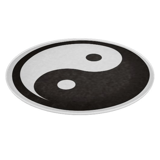 Yin Yang Symbool - ontwerp van vast tattoo Snijplank (Hoek)