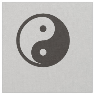 Yin Yang Symbool - ontwerp van vast tattoo Stof