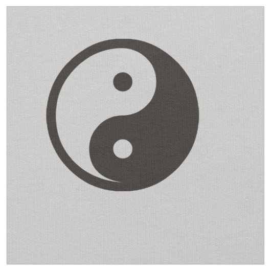 Yin Yang Symbool - ontwerp van vast tattoo Stof (Close Up)