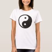 Yin Yang Symbool - ontwerp van vast tattoo T-shirt (Voorkant)