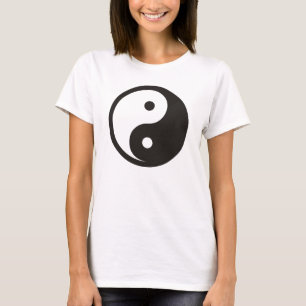 Yin Yang Symbool - ontwerp van vast tattoo T-shirt