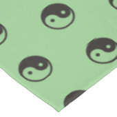 Yin Yang Symbool - ontwerp van vast tattoo Tafelkleed (Gekanteld)