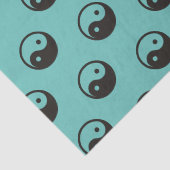 Yin Yang Symbool - ontwerp van vast tattoo Tissuepapier (Detail)