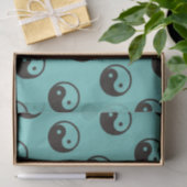 Yin Yang Symbool - ontwerp van vast tattoo Tissuepapier (Geschenk)