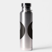 Yin Yang Symbool - ontwerp van vast tattoo Waterfles (Links)