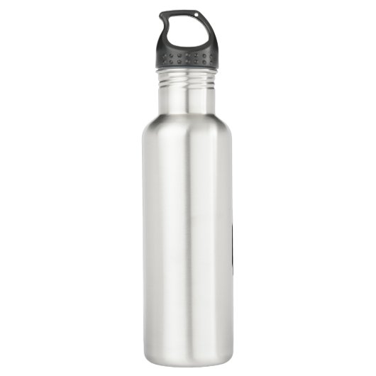 Yin Yang Symbool - ontwerp van vast tattoo Waterfles (Achterkant)