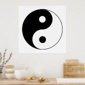 Yin/Yang Symbool Poster (Keuken)