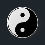 Yin Yang Symbool: Ronde Button 5,7 Cm<br><div class="desc">Het op dit product uitgeruste tekengebied is gemaakt met Adobe Illustrator en/of Photoshop.  Kunstwerk van: Brady Arnold.</div>