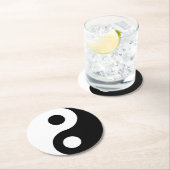  Yin Yang Symbool Ronde Kartonnen Onderzetter (Insitu)