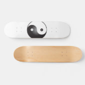 Yin Yang Symbool: Skateboard (Horizontaal)