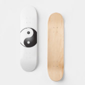 Yin Yang Symbool: Skateboard (Voorkant)