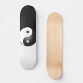 Yin Yang Symbool: Skateboard (Voorkant)