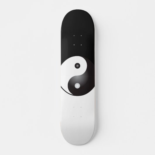 Yin Yang Symbool: Skateboard (Voorkant)