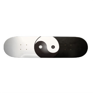 Yin Yang Symbool: Skateboard
