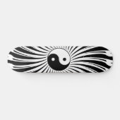 Yin Yang-symbool: Skateboard (Horizontaal)