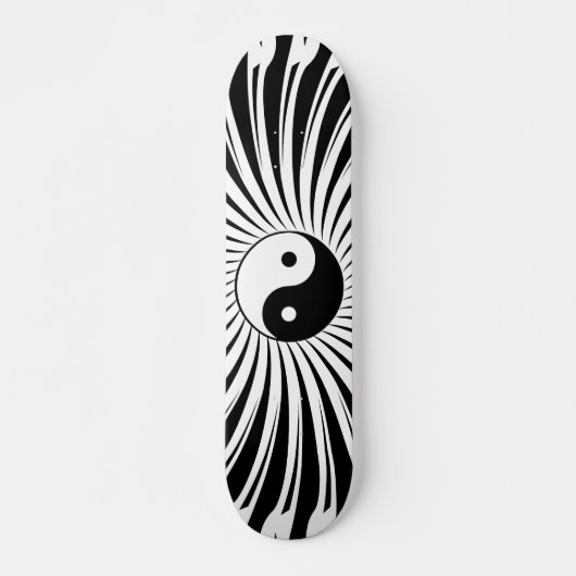 Yin Yang-symbool: Skateboard (Voorkant)