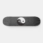 Yin Yang Symbool: Skateboard (Horizontaal)