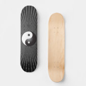 Yin Yang Symbool: Skateboard (Voorkant)