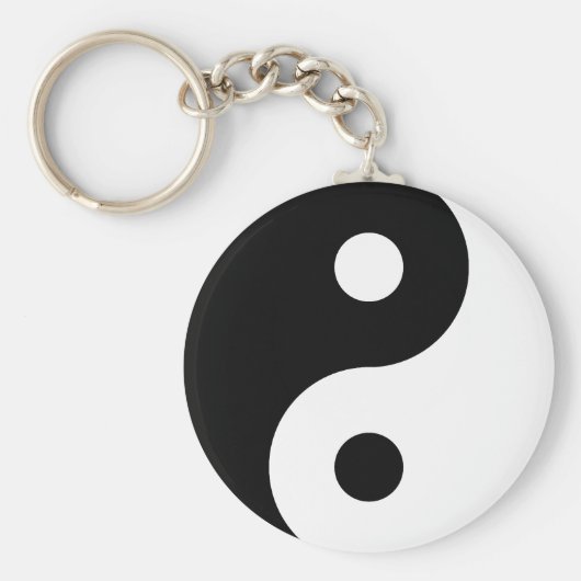 Yin Yang-symbool Sleutelhanger (Voorkant)