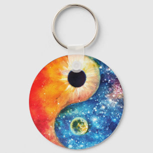 yin-yang-symbool sleutelhanger