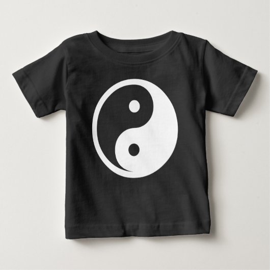 Yin Yang-symbool - solide tatoeage ontwerp 2 (Voorkant)