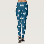 Yin Yang-symbool - solide tatoeage ontwerp 2 Leggings (Achterkant)