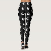 Yin Yang-symbool - solide tatoeage ontwerp 2 Leggings (Achterkant)
